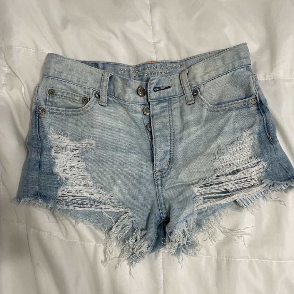 american eagle jean shorts